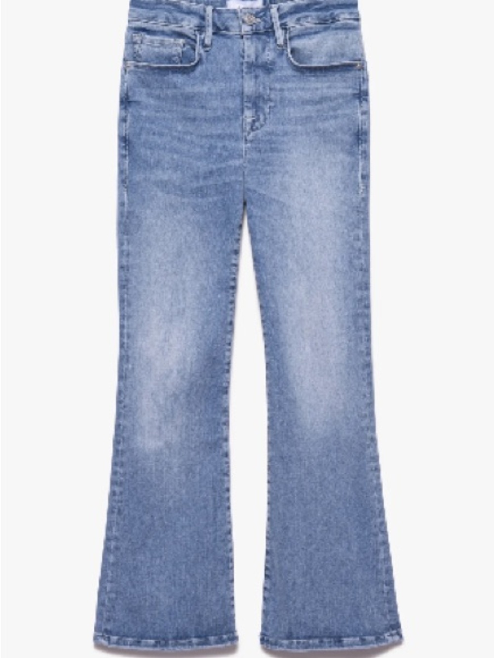 Frame Denim Medium Blue Flare Jeans - Wide Leg
